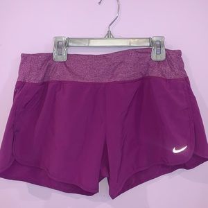 Purple Dri-Fit Nike shorts